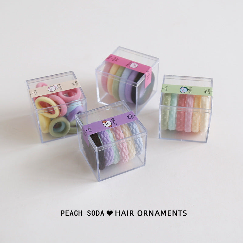 Gifty - Box of 6 Hair Cords, Hair Bands