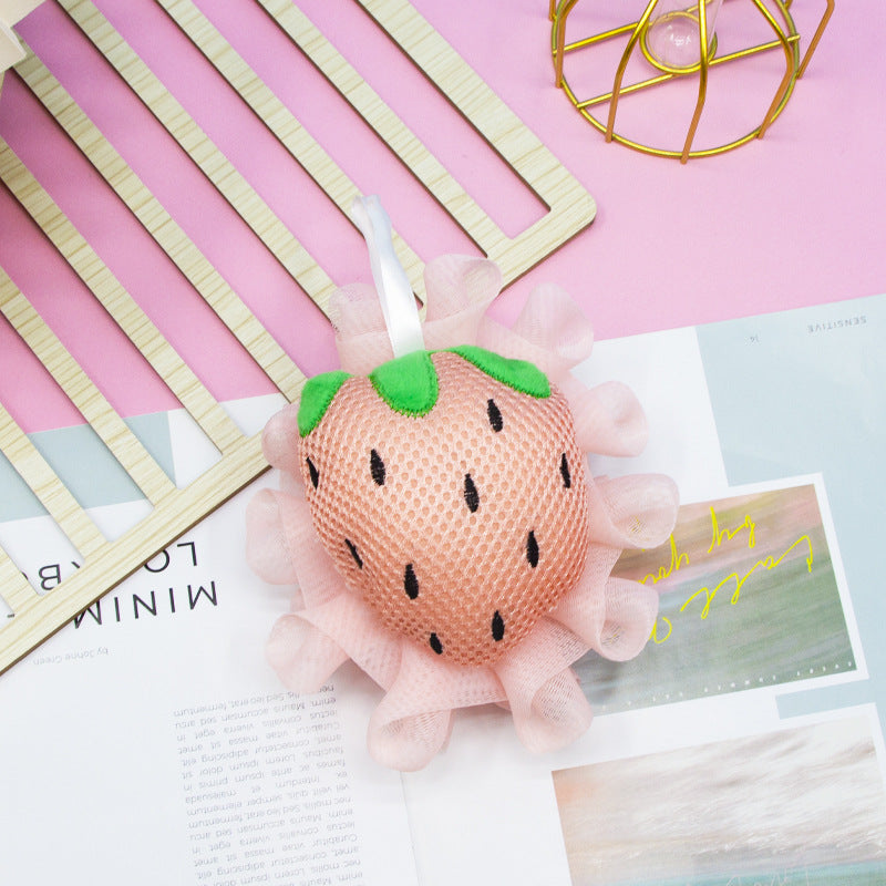 PAPO - Cute Fruit-Shaped Bath Pouf