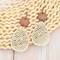 Earedge - Colorful Cutout Teardrop Earrings