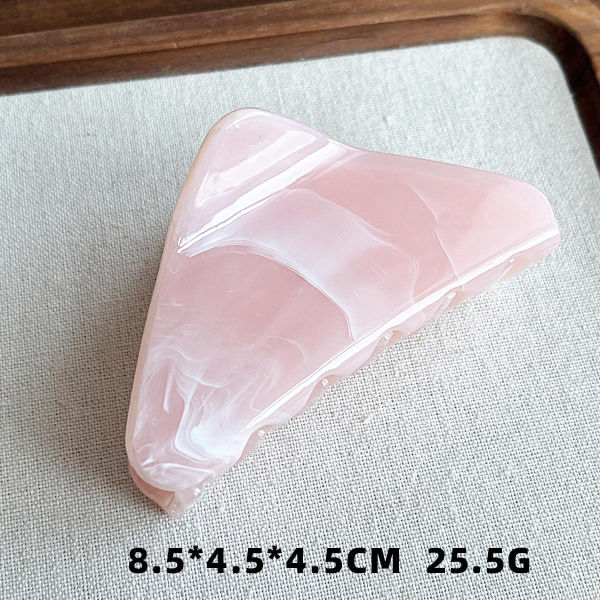 亚马逊塑料热销 高级感简约几何三角形女生后脑勺发饰发夹鲨鱼夹