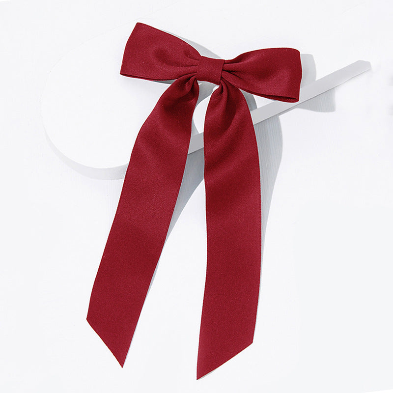 Gentle Colorful Bow Ribbon Hair Clip