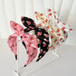 Four mushroom bow knotted headband colors