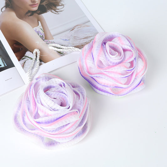 PAPO - Gradient Purple Rose Bath Pouf