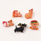 Five Christmas cartoon animal hair claw styles