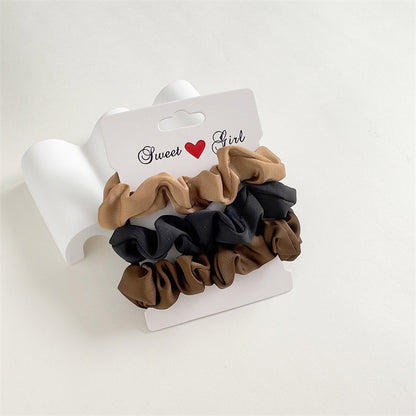 GIFTY -  Satin Scrunchie Set, 3-Pack