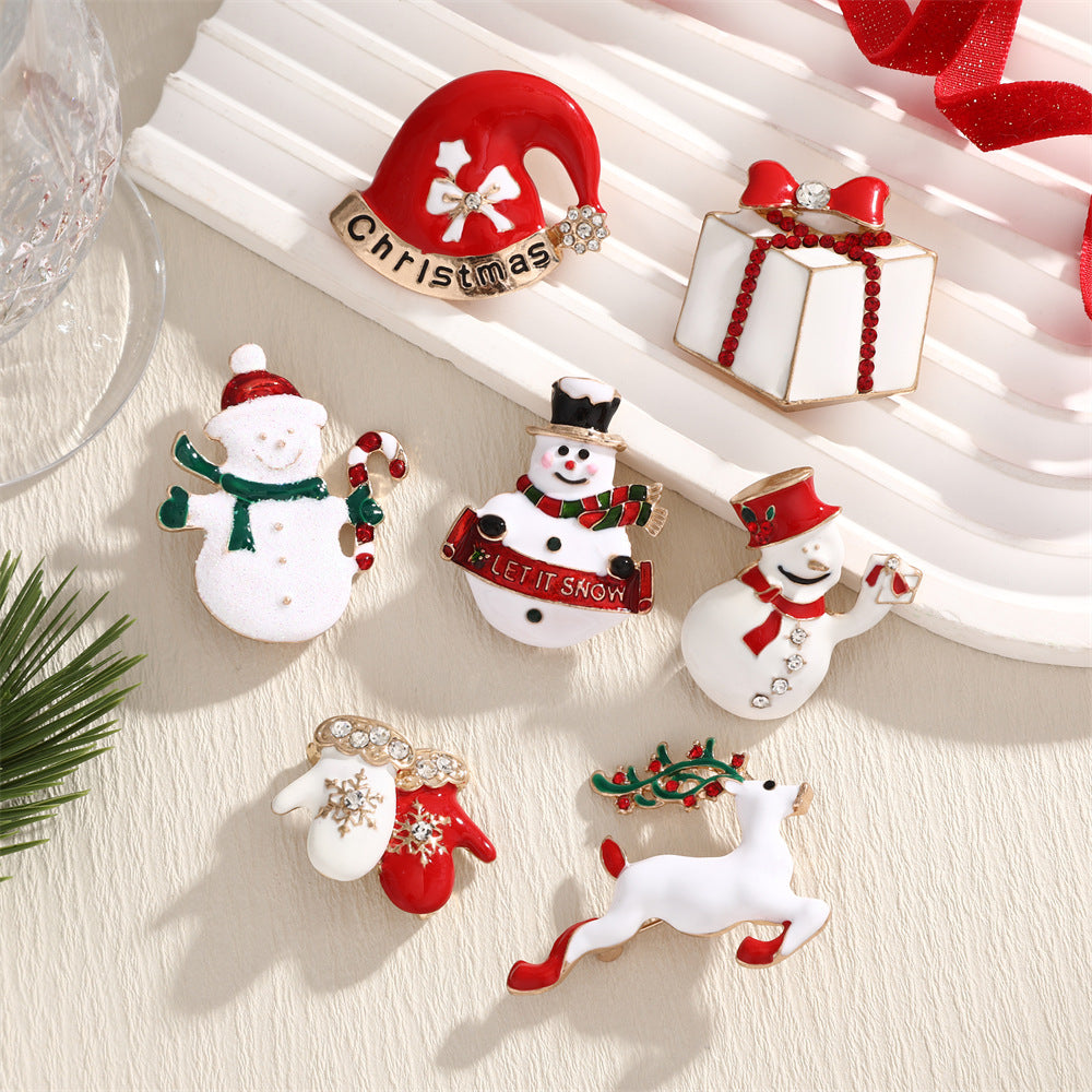 Brovia - Christmas Character Icon Brooch