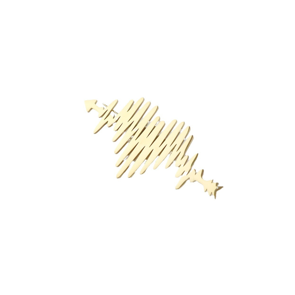 Brovia - Heart Pulse Openwork Brooch