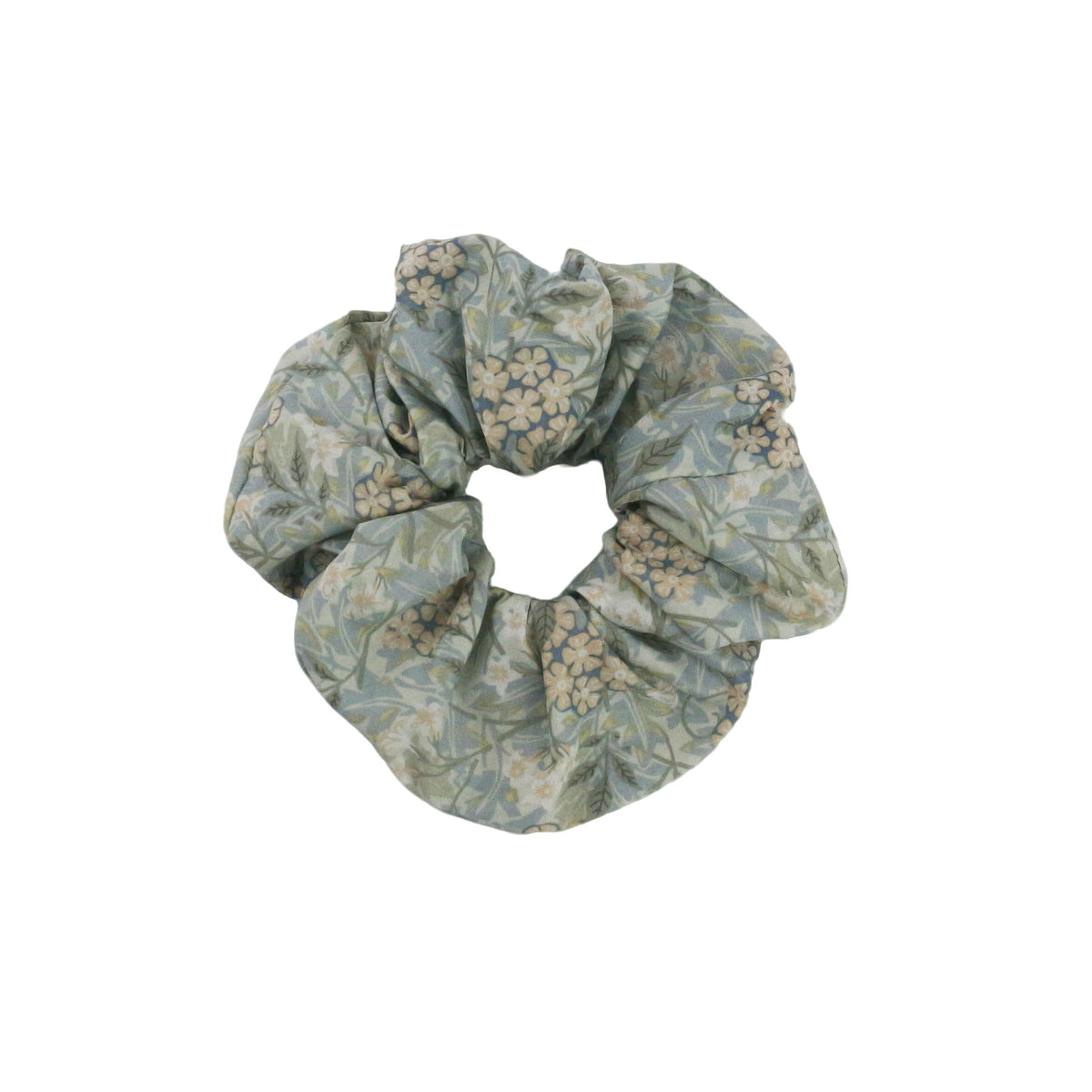 莫兰迪复古碎花大肠发圈森系文艺布艺发绳温柔氛围感扎发发饰货源