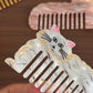 高级感醋酸甜美小猫咪发梳可爱少女心便携梳子创意百搭美发造型梳