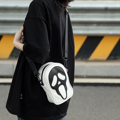 Bacio - Quirky Ghost Skull Crossbody Shoulder Bag