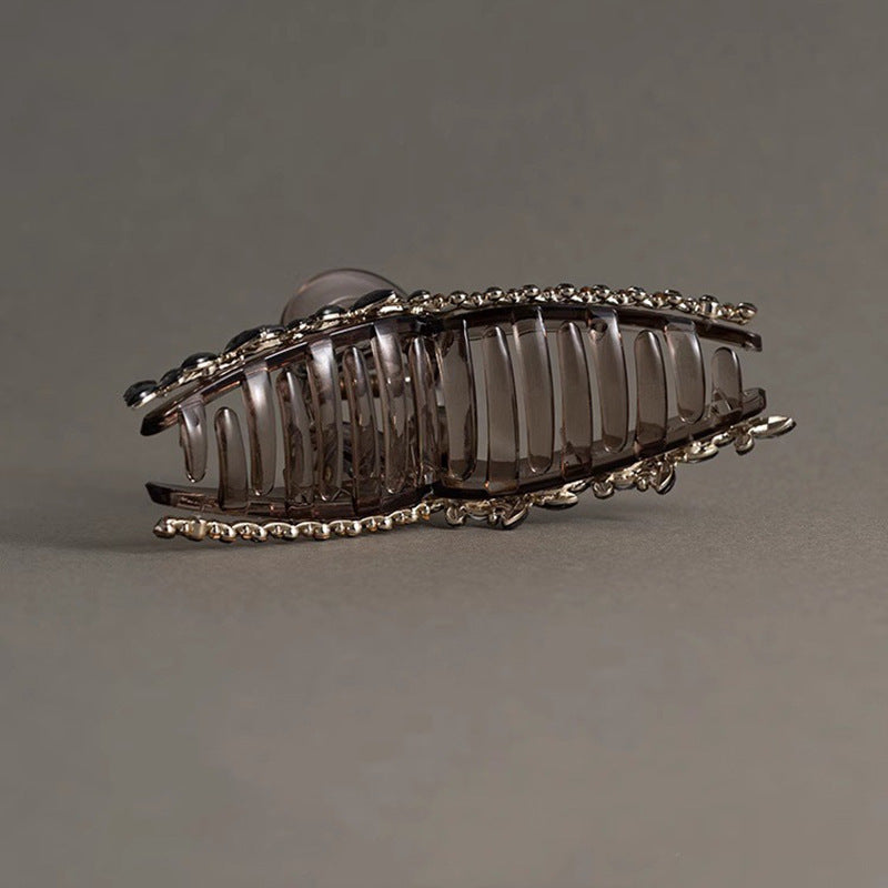 Beau - Butterfly Leaf Detail Hair Claw