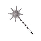Rhinestone sun moon and star hair clips
