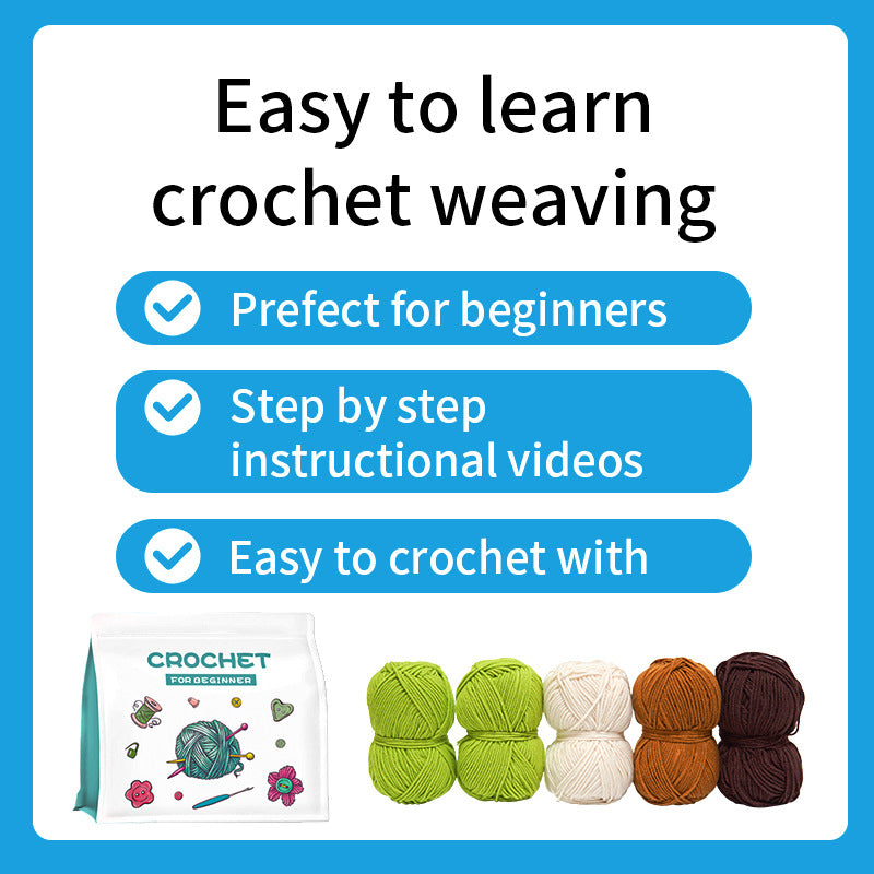 Crochet Beginner DIY Kit - Cactus Set