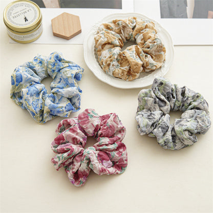 GIFTY - Oil Painting Floral Gradient Scrunchie