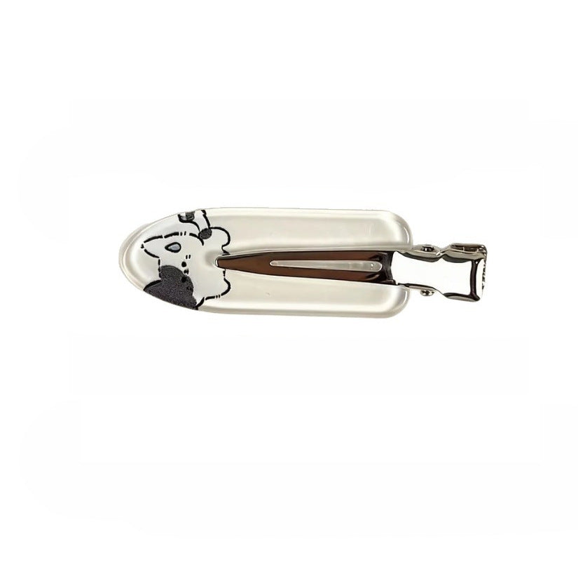 Beau - Cat Character Clear Snap Hair Clip