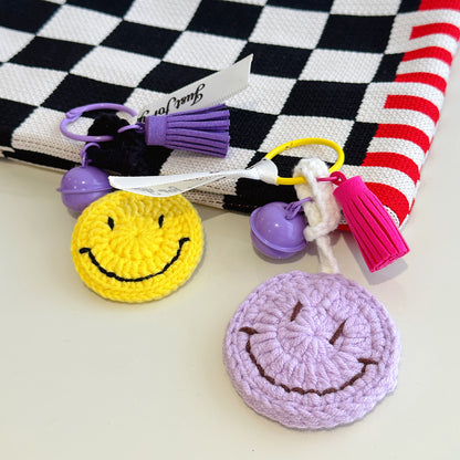 KACO - Handmade Crochet Key Chain with Smile Face Pattern