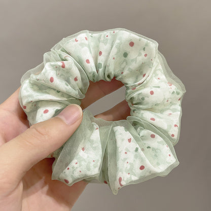 GIFTY -  Double-Layer Mesh Daisy Scrunchies