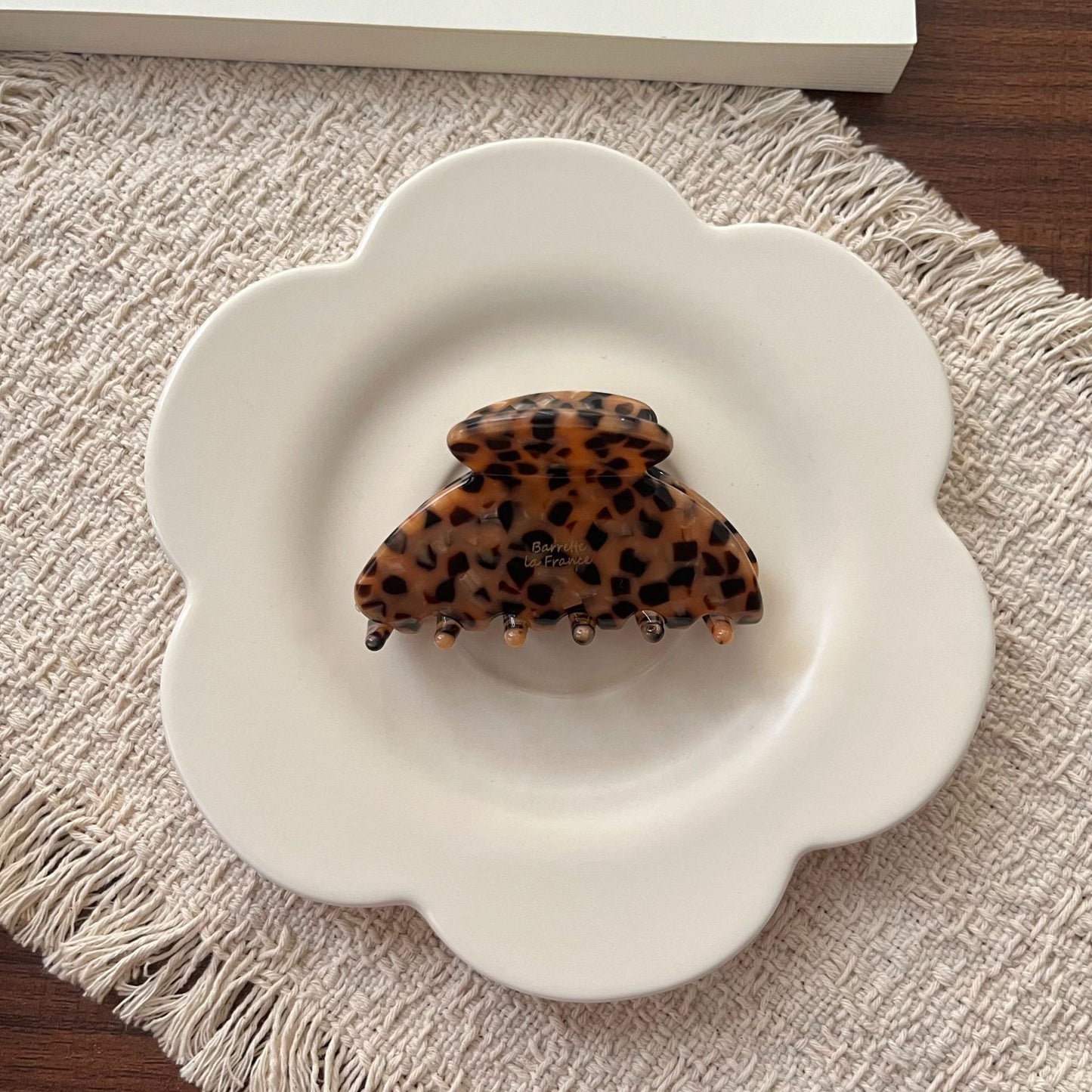 韩系小号醋酸发夹女半扎发抓夹高级感扇形鲨鱼夹马尾夹发饰头饰女