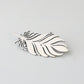 Brovia - Feather Openwork Silhouette Brooch