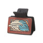 Beau - Sunflower Feather Print Hair Claw