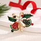 Brovia - Christmas Ornament Icon Brooch
