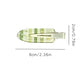 Beau - Green Plaid Star Hair Clip
