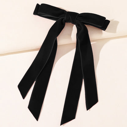 Coquette Velvet Bow Hair Clip