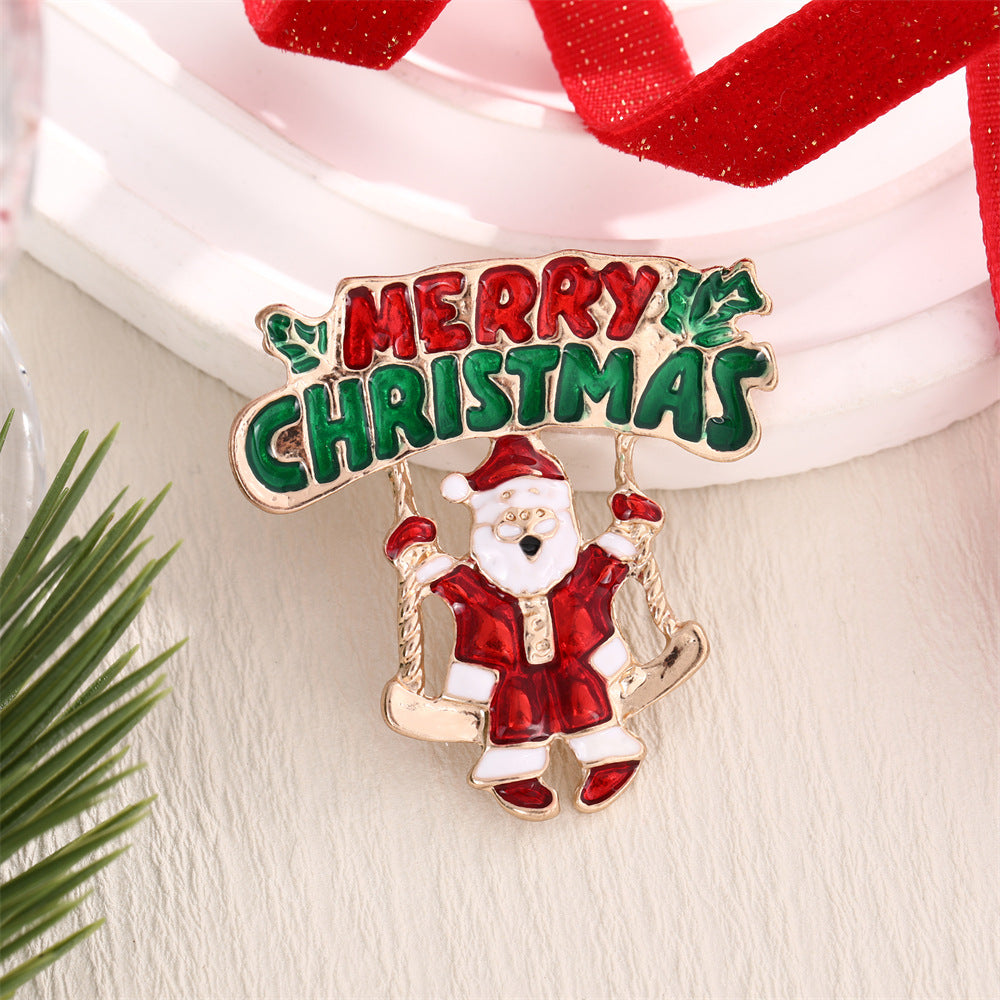 Brovia - Christmas Character Icon Brooch