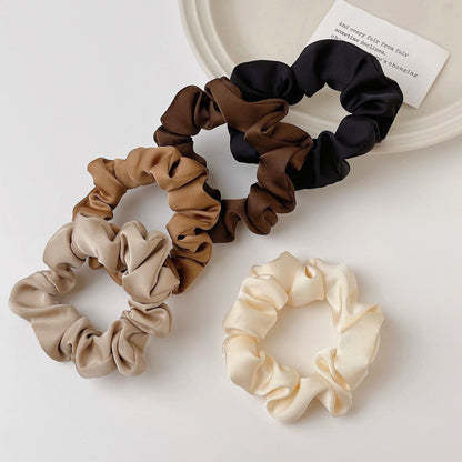 GIFTY - 5PCS Satin Hair Scrunchies Set