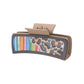 Beau - Cactus Feather Print Hair Claw