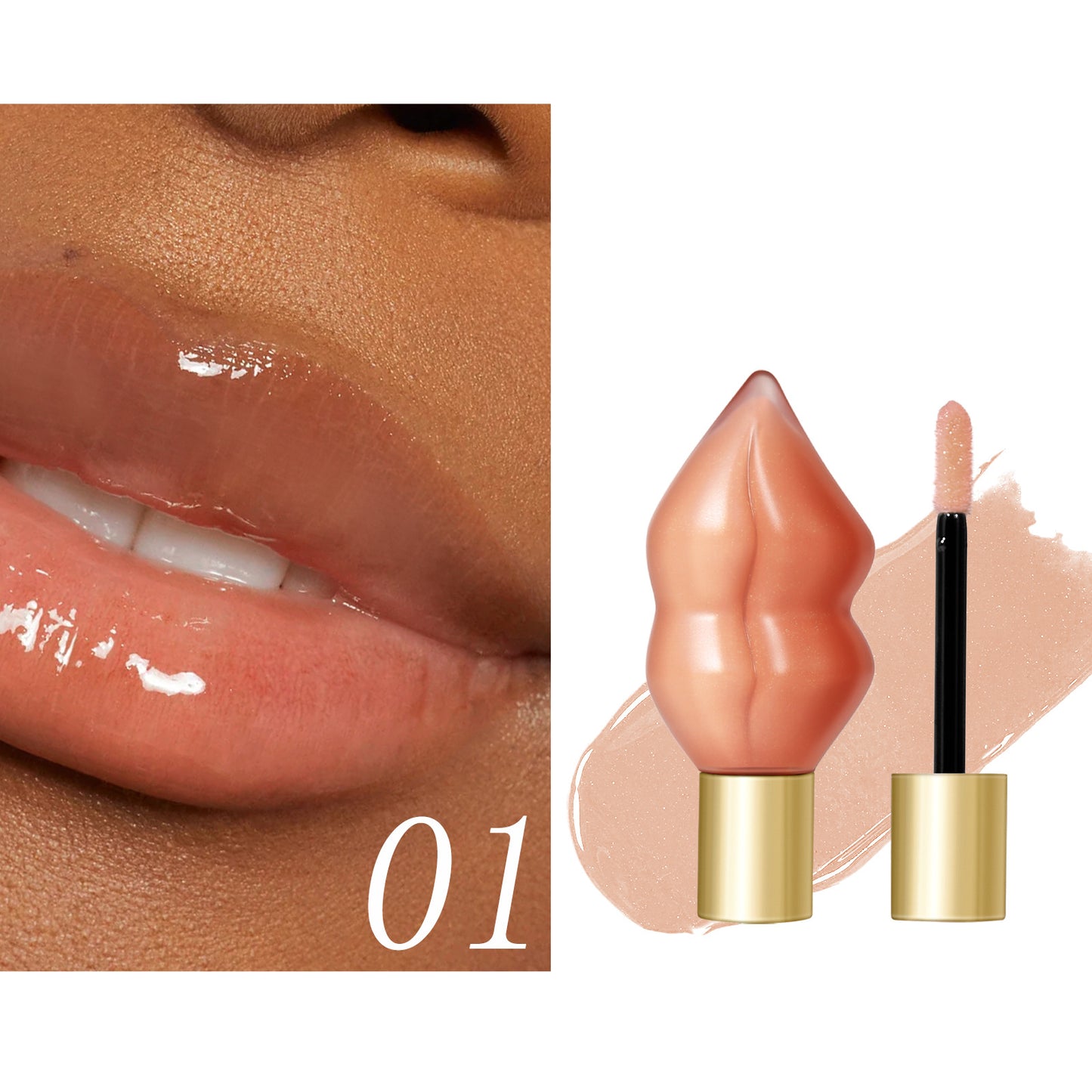 RoyueS - SMOOTH AND DELICATE PLUMB LUSTER MOIST LIPLIGHTS