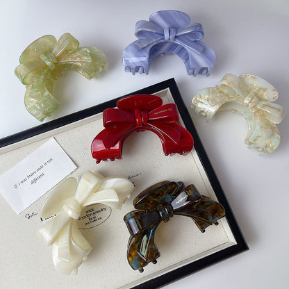 Beau - Bright Bow Acetate Hair Clip