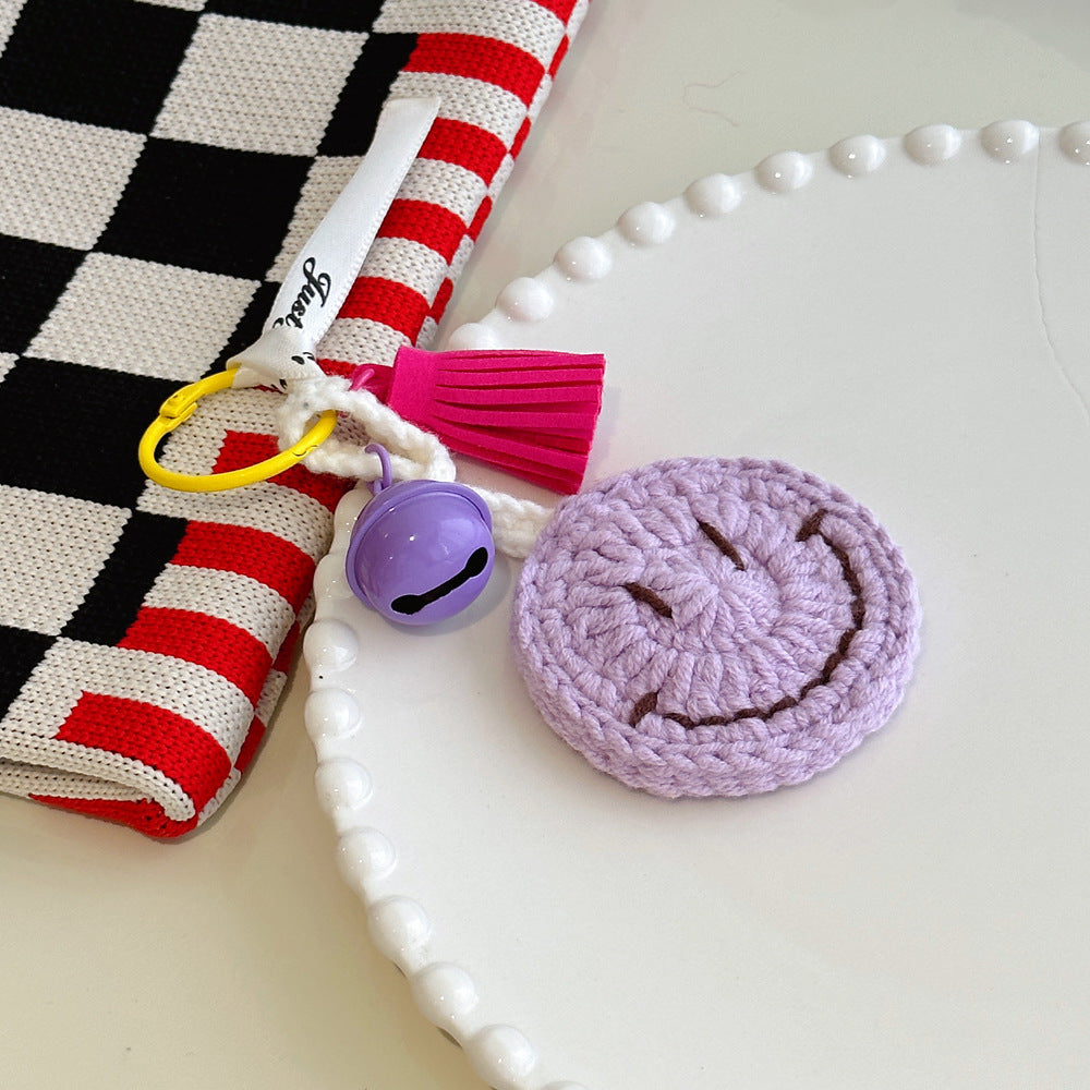 KACO - Handmade Crochet Key Chain with Smile Face Pattern