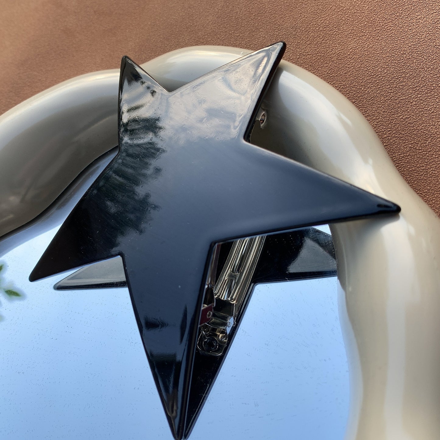 小众甜酷y2k辣妹五角星发夹个性潮流星星发卡细闪夹子个性弹簧夹