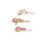 Celestial cat hair clip set styling view