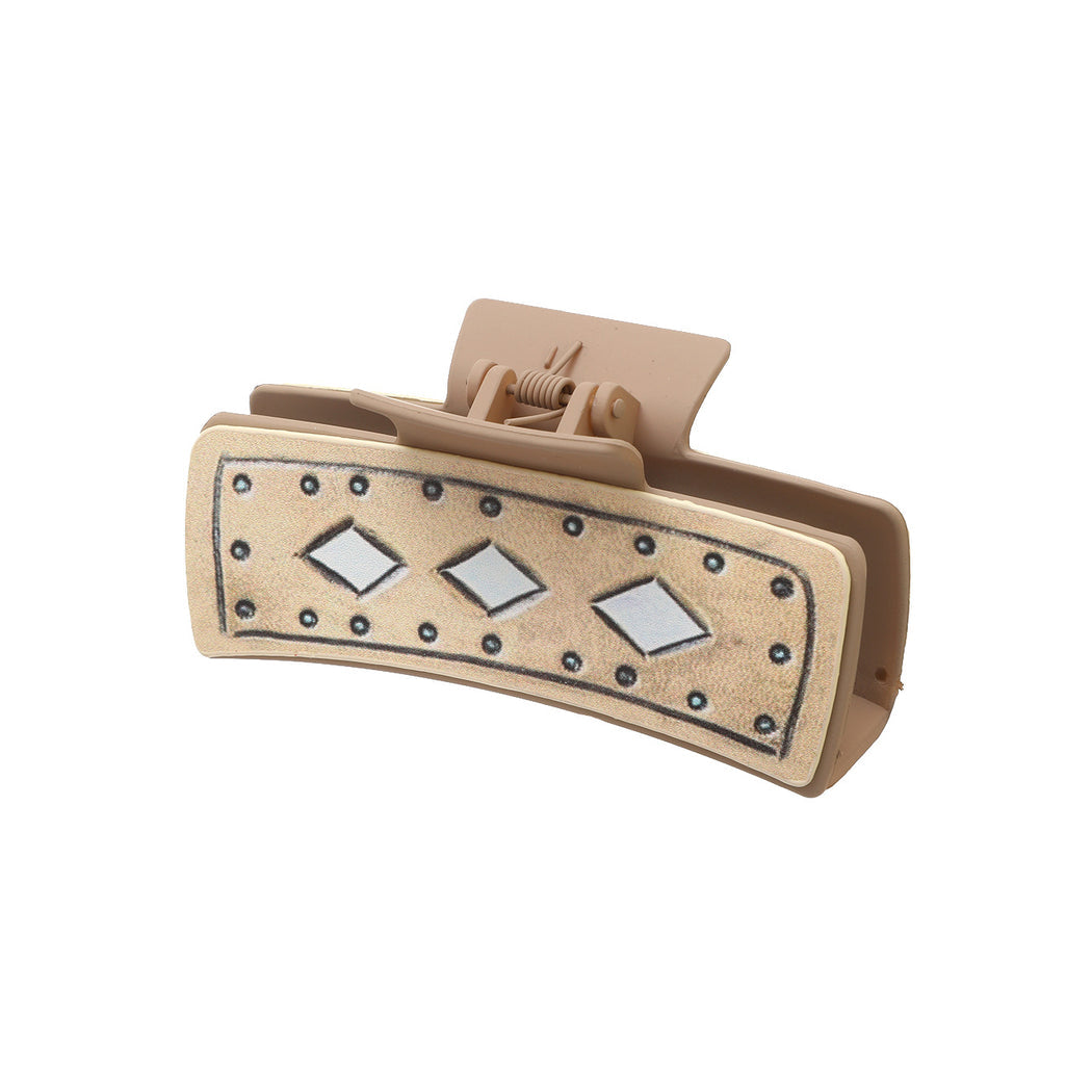 Beau - Neutral Western Geometric Hair Claw