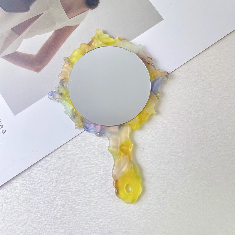 Mirroray - Princess-Style Acetate Hand Mirror