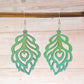 Earedge - Multicolor Abstract Leaf Earrings