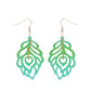 Earedge - Multicolor Abstract Leaf Earrings