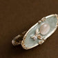 Beau - Green Tulip Oval Hair Clip
