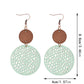 Earedge - Round Filigree Drop Earrings