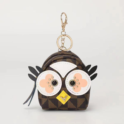 Bacio - Owl Coin Purse with Keychain Charm