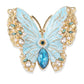 Brovia - Ornate Butterfly Accent Brooch