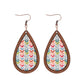 Earedge - Floral Teardrop Drop Earrings