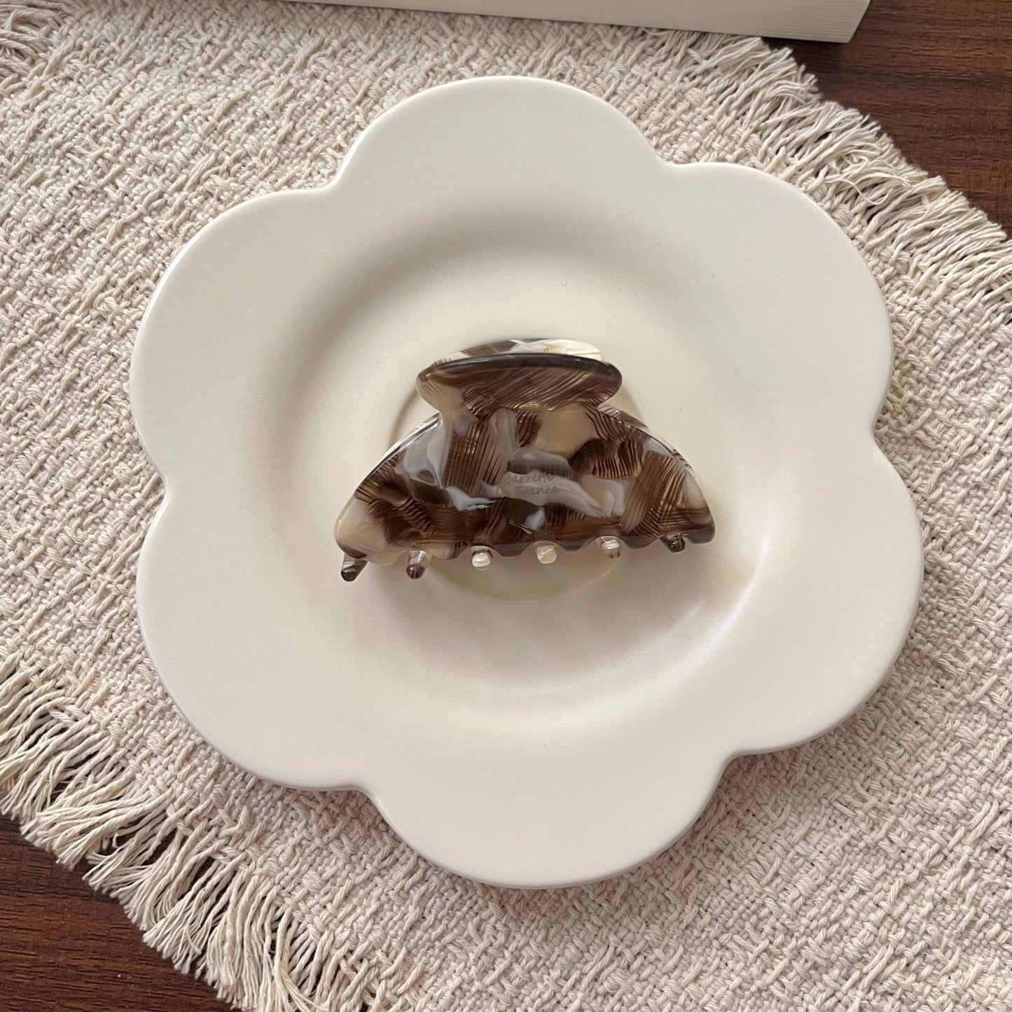 韩系小号醋酸发夹女半扎发抓夹高级感扇形鲨鱼夹马尾夹发饰头饰女
