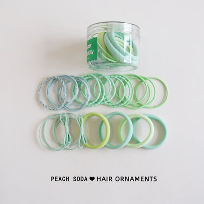 Gifty - Box of 20 Hair Cords, Hair Bands