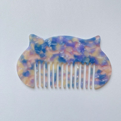 Cat Head Shaped Mini Acetate Comb