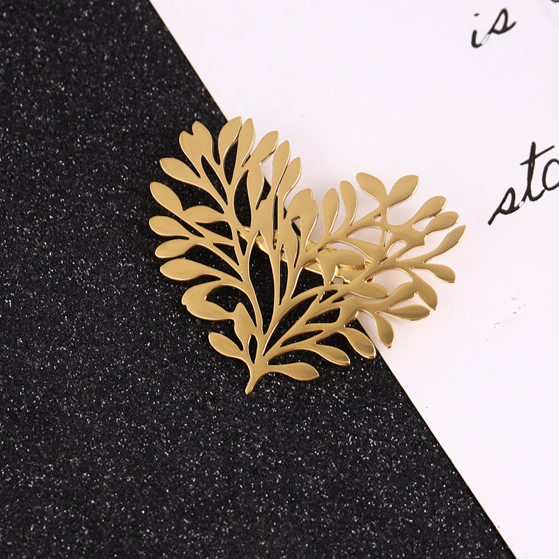 Brovia - Nature Openwork Silhouette Brooch