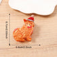 Orange cat Christmas cartoon animal hair claw