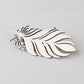 Brovia - Feather Openwork Silhouette Brooch